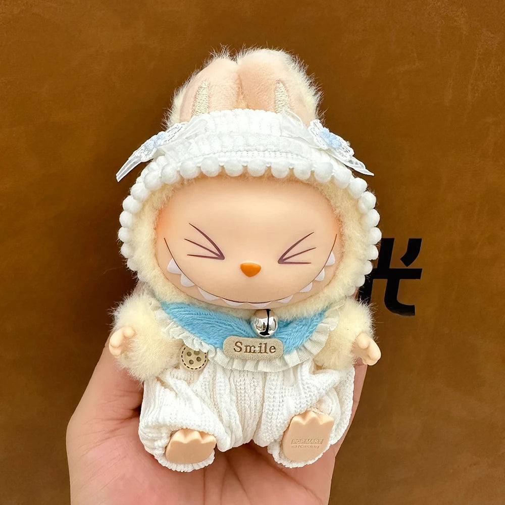 For 15-17cm Labubu Stylish Outfit Clothes Cute Dress Up Casual Set Labubu Outfit Accessories Labubu Ropa
