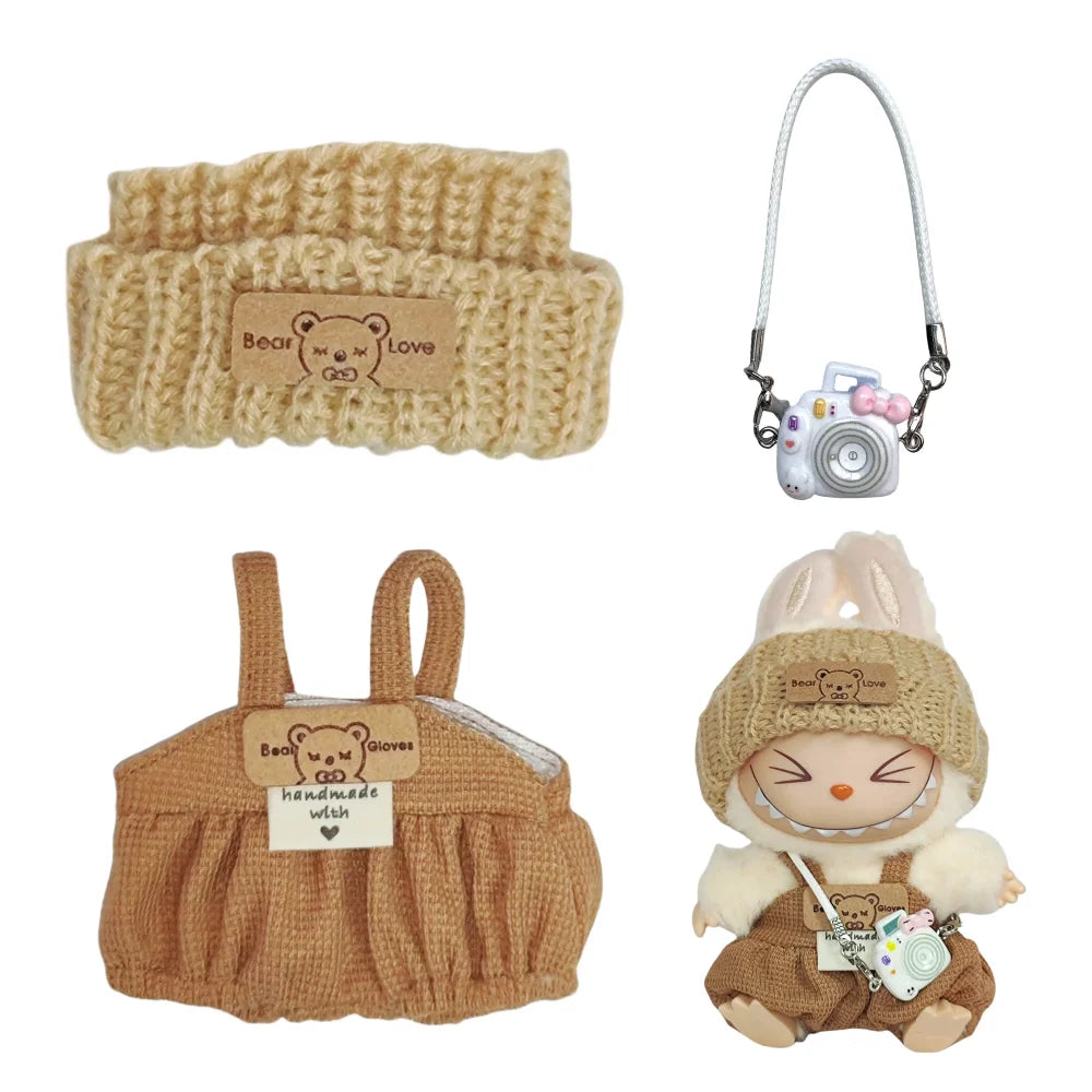 Labubu 15-17cm Hip Hop Outfit