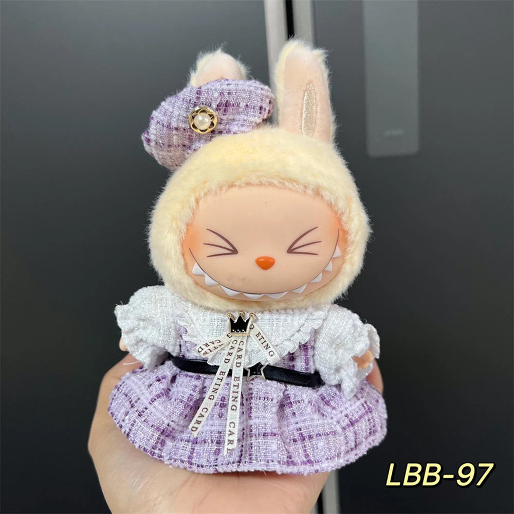 Labubu 17cm Outfit – Fragrant Style Set