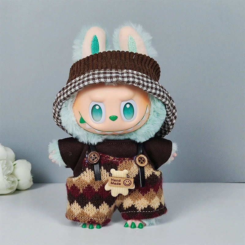 Labubu 15-17cm Retro Painter Outfit Set