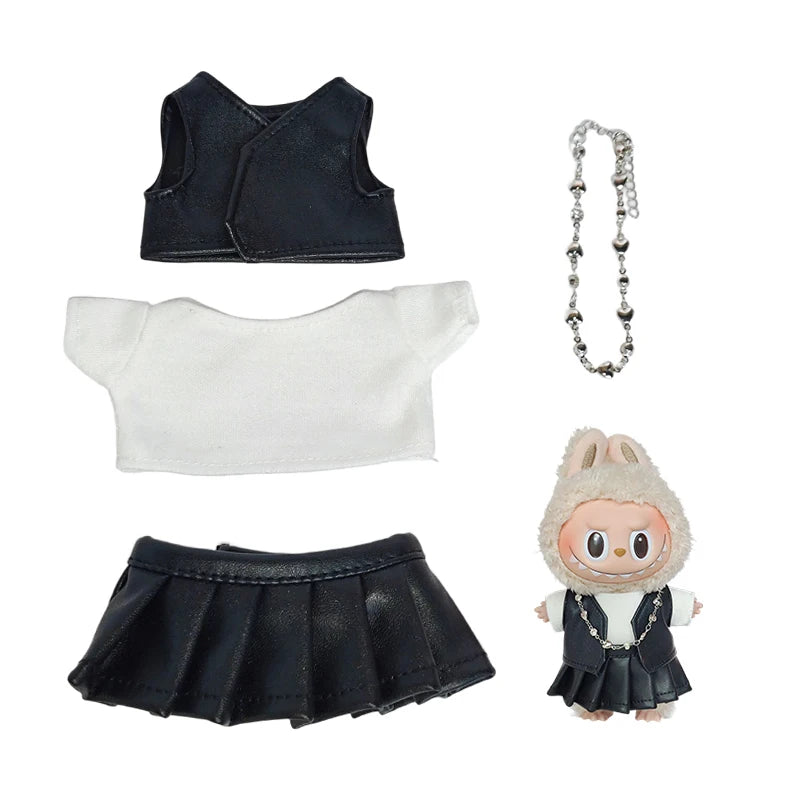 Labubu 15-17cm Hip Hop Outfit