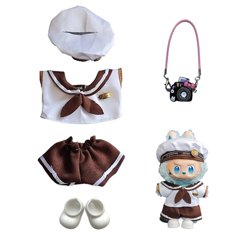 Labubu 15-17cm Hip Hop Outfit