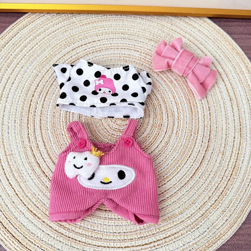 Labubu Polka Dot Pink Outfit Set