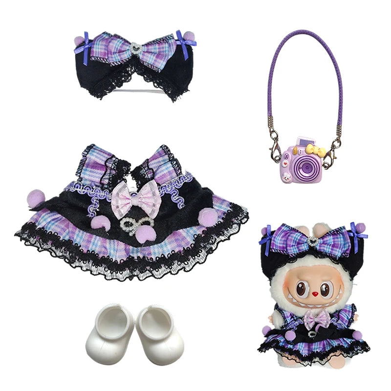 Labubu 15-17cm Hip Hop Outfit