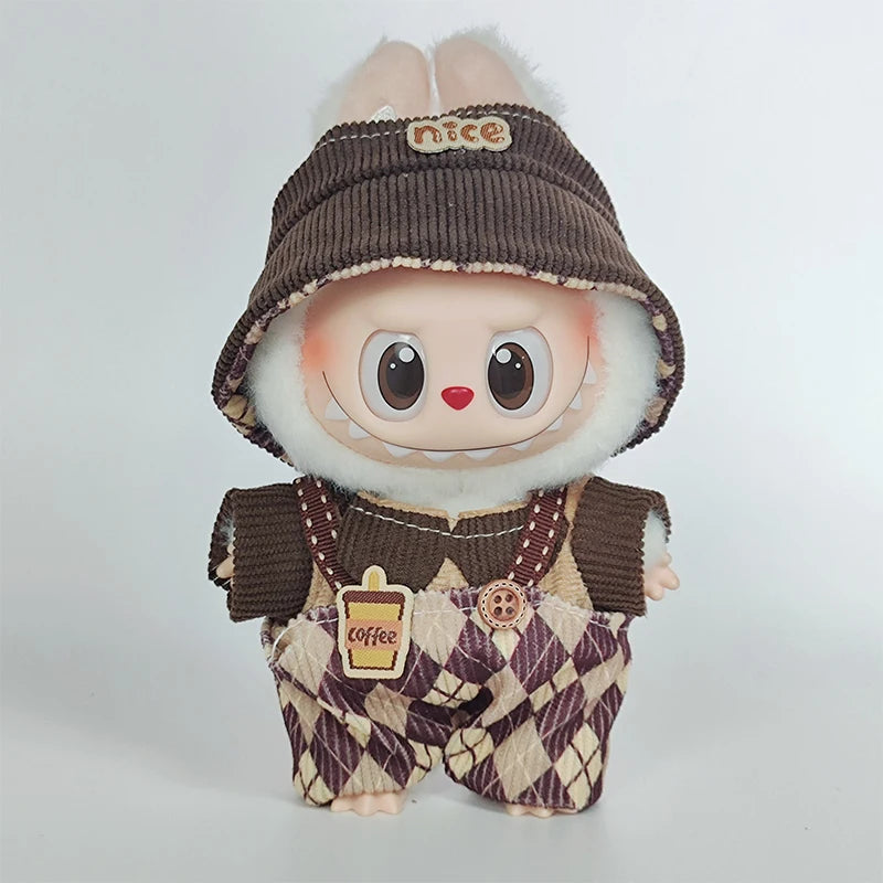 Labubu 15-17cm Retro Painter Outfit Set