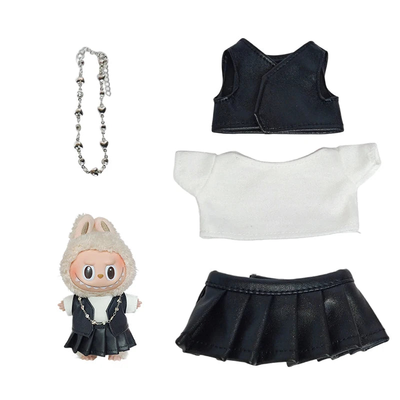 Labubu 15-17cm Hip Hop Outfit