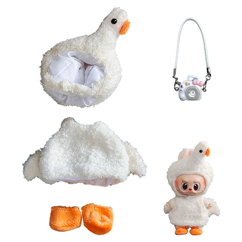 Labubu 15-17cm Hip Hop Outfit