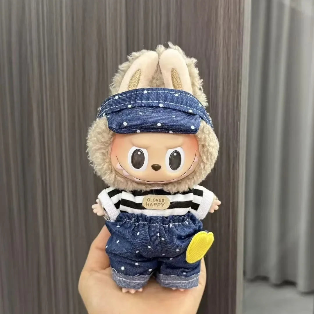 Labubu 15-17cm Retro Painter Outfit Set
