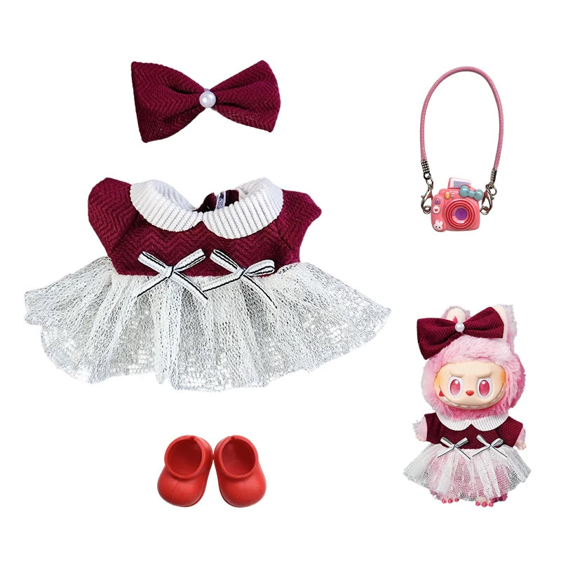 Labubu 15-17cm Hip Hop Outfit