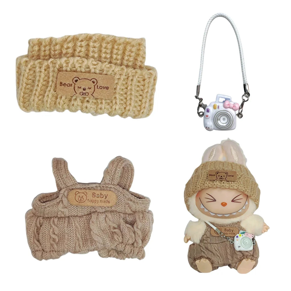Labubu 15-17cm Hip Hop Outfit
