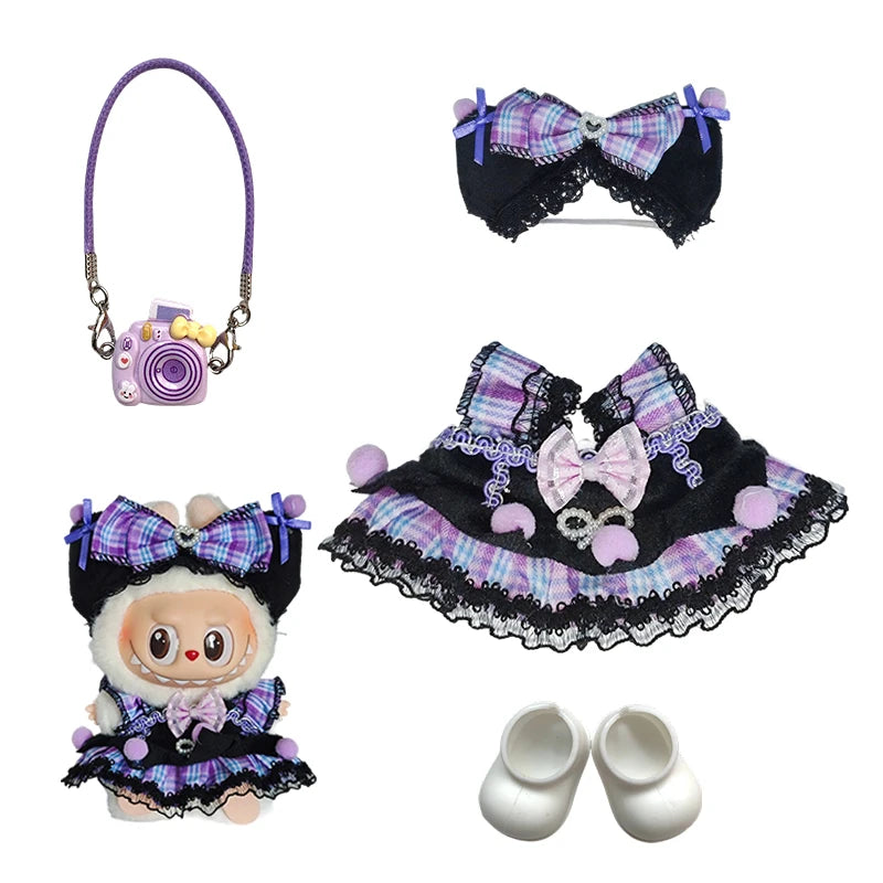 Labubu 15-17cm Hip Hop Outfit